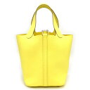 【最大3万円OFFクーポン★サマーセール】 エルメス HERMES ハンドバッグ ピコタン ロック PM W刻印 2024年 リモンチェッロ トリヨンクレマンス...