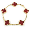 【5日限定★ポイント3倍】 ヴァンクリーフ&アーペル Van Cleef & Arpels ブレスレット ヴィンテージ アルハンブラ 5モチーフ VCARD35...