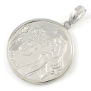 【最大3万円OFFクーポン配布中】 ディズニー Disney ペンダントトップ 眠れる森の美女 65周年 1/10oz 2024年 550枚限定 PT999