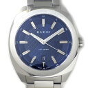 【最大3万円OFFクーポン★サマーセール】 グッチ GUCCI 腕時計 GG2570 YA142314/142.3 ネイビー文字盤 デイト SS クオーツアナロ...