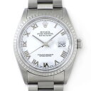 【最大3万円OFFクーポン★サマーセール】 ロレックス Rolex 腕時計 デイトジャスト 16220 P番 2000年 ローマンインデックス ホワイト文字盤 ...