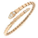 【最大3万円OFFクーポン★サマーセール】 ブルガリ BVLGARI ブレスレット セルペンティ ヴァイパー 360704 スネークモチーフ ダイヤモンド 計0...