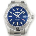 【最大3万円OFFクーポン★サマーセール】 ブライトリング Breitling 腕時計 アベンジャー A17318101C1A1 ブルー文字盤 デイト 回転ベゼル SS 自動巻き 【箱・保付き】 【中古】