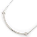 【最大3万円OFFクーポン★サマーセール】 ティファニー Tiffany & Co. ネックレス T スマイル スモール 60011677 K18WG 【中古】
