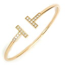 【最大3万円OFFクーポン★サマーセール】 ティファニー Tiffany & Co. バングル T ワイヤー ミディアムモデル 60010767 ダイヤモンド ...