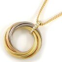 【最大3万円OFFクーポン★サマーセール】 カルティエ Cartier ネックレス トリニティ 7連 B7224806 スリーカラー 11ポイント ダイヤモンド...