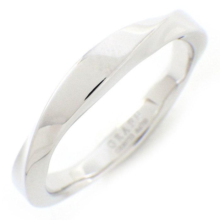 【最大3万円OFFクーポン配布中】 グラフ Graff GRAFF リング スパイラル RGR780 幅3.5mmモデル ツイスト K18WG 19号 【中古】