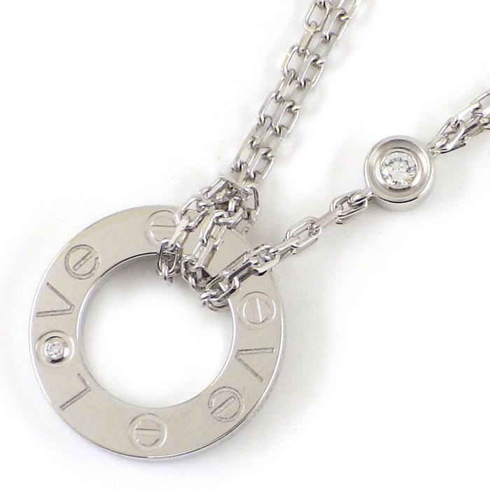 楽天市場】カルティエ ラブサークルダイヤネックレスの通販