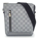 ルイ・ヴィトン Louis Vuitton ショルダーバッグ ディスカバリー メッセンジャー PPM 2019年製 N40121 シルバー ダミエ アンフィニ ...