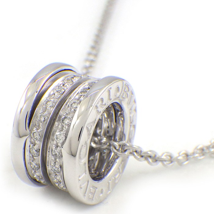 楽天市場】ブルガリ b-zero ネックレス ホワイトゴールドの通販