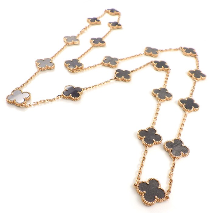 ヴァンクリーフ&アーペル Van Cleef & Arpels ロングネックレス ヴィンテージアルハンブラ 20モチーフ VCARP7S700 激レア コレクシ...