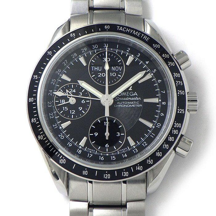 オメガ OMEGA 腕時計 スピードマスター 3220.50 ブラック文字盤 クロノグラフ スモール ...