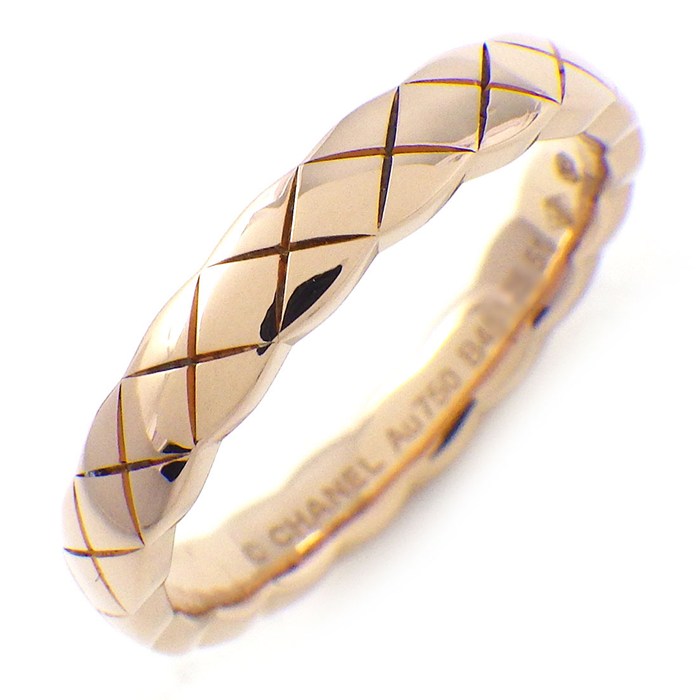 シャネル CHANEL リング ココクラッシュ ミニモデル J11785 マトラッセ キルティング  ...