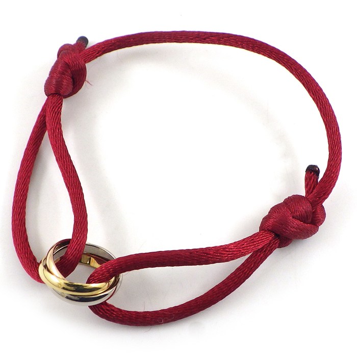 カルティエ Cartier ブレスレット トリニティ スリーカラー K18PG K18WG K18YG 【中古】