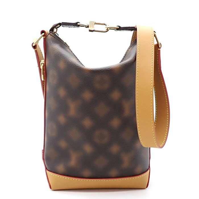 乐天商城 - 【最大1万円OFFクーポン配布中&10日限定★ポイント3倍】 ルイ・ヴィトン LOUIS VUITTON ショルダーバッグ ホーボー クルーザー PM M46241 ディスイズノット モノグラム キャンバス レザー 【中古】
