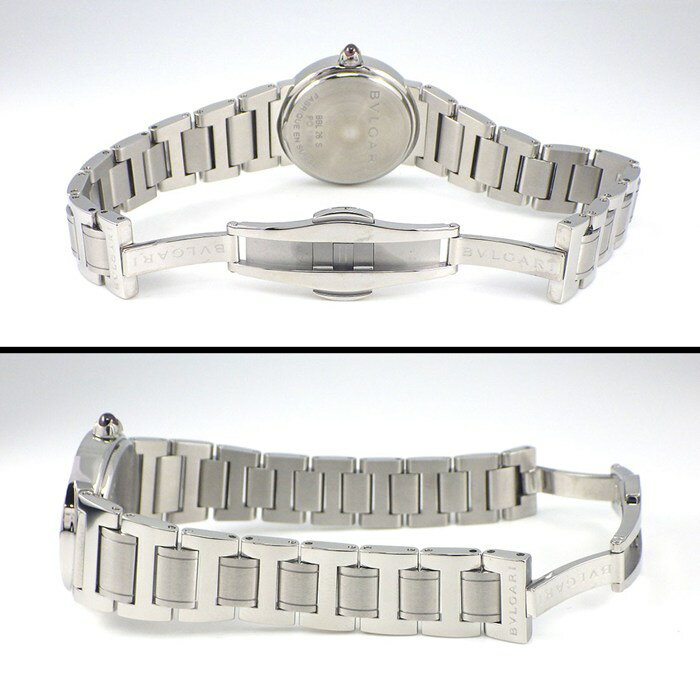 【最大1万円OFF★スプリングセール】 ブルガリ BVLGARI 腕時計 ブルガリブルガリ BBL26S/BBL26WSSD デイト ホワイトシェル文字盤 SS クオーツアナログ 【中古】