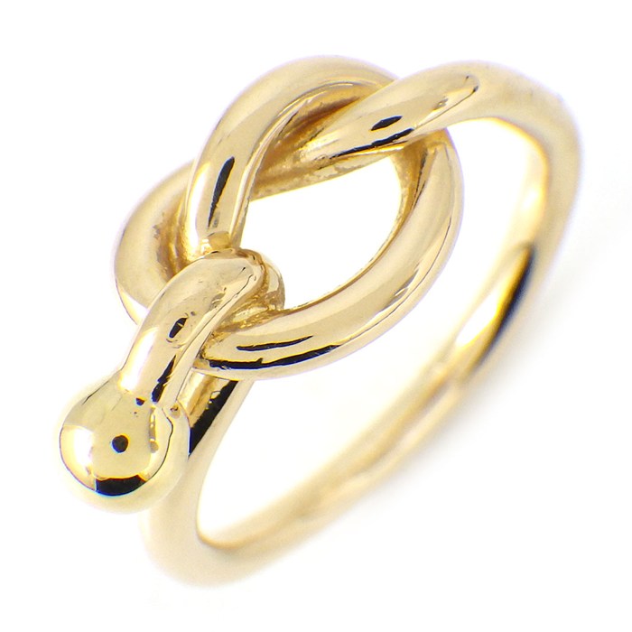 ティファニー Tiffany & Co. リング フック&アイ K18YG 10.5号 【中古】