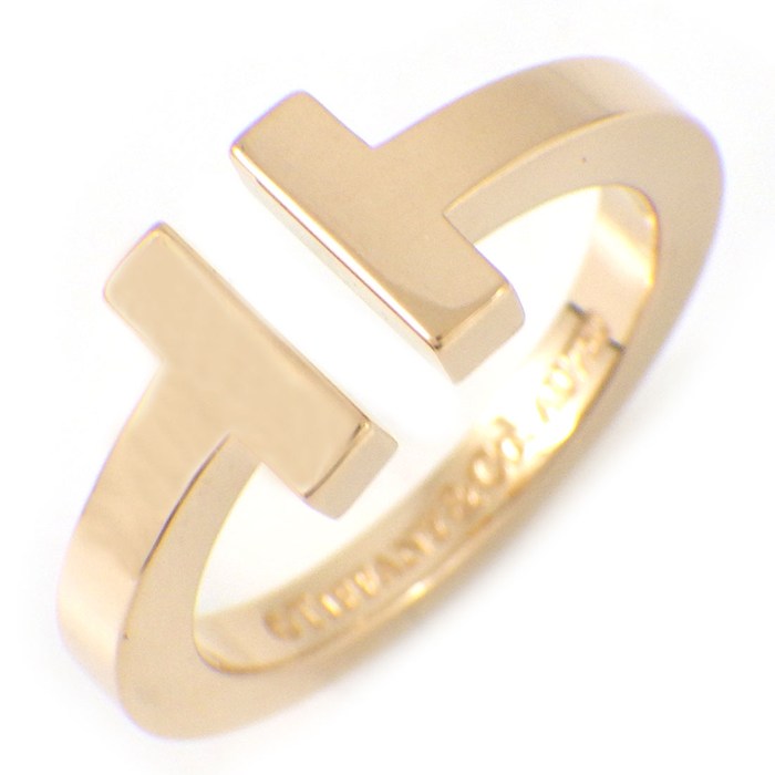 ティファニー Tiffany & Co. リング Tスクエア 60147395 K18PG 11号 【中古】