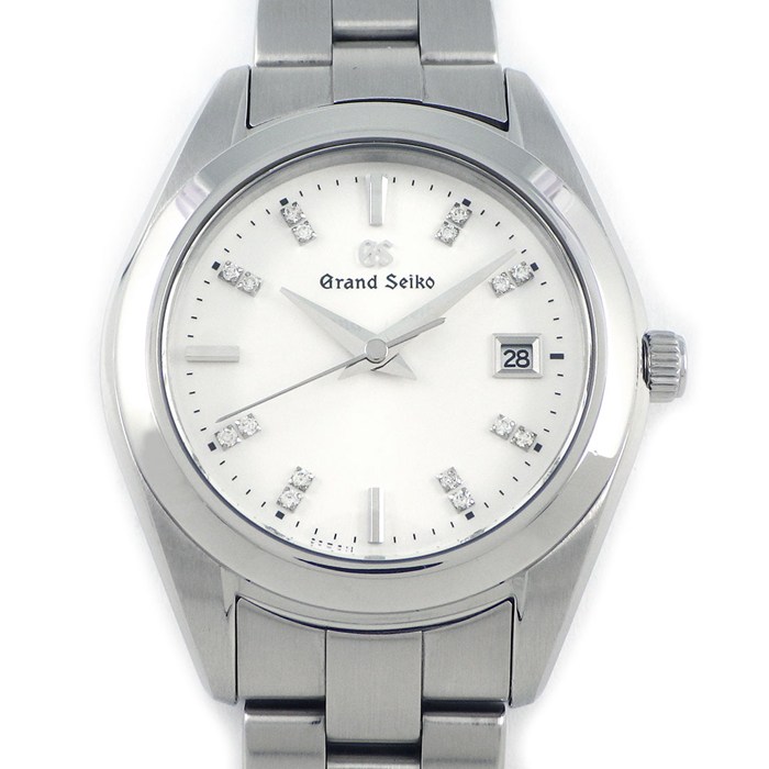 グランドセイコー Grand Seiko 腕時計 ヘリテージコレクション STGF273/4J52-0AB0 16ポイント ダイヤインデックス ホワイト文字盤 デイト SS クオーツアナログ 【箱・保付き】 【中古】