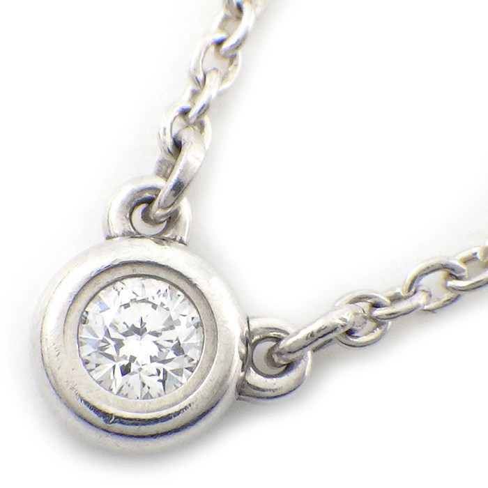 ティファニー Tiffany & Co. ネックレス バイザヤード シングル 60017892 1ポイント ダイヤモンド 0.05ct SV925 【中古】