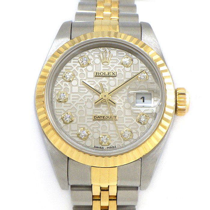 楽天市場】ロレックス デイトジャスト ダイヤインデックス（レディース