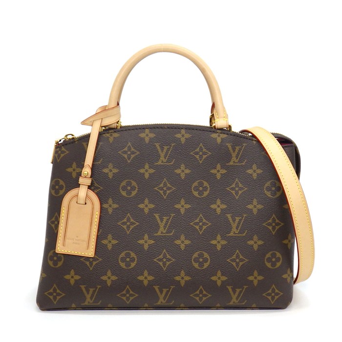 乐天商城 - 【最大1万円OFFクーポン配布中】 ルイ・ヴィトン LOUIS VUITTON ハンドバッグ/ショルダーバッグ プティ パレ PM M45900 モノグラムキャンバス ヌメ革 ゴールド金具 【中古】