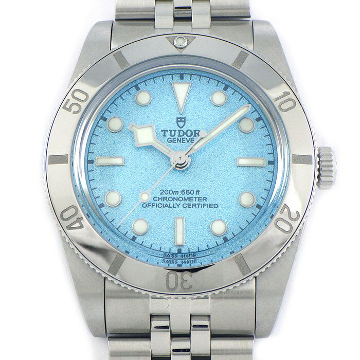チューダー(チュードル) TUDOR 腕時計 ブラックベイ 79000 ブルー文字盤 夜光針・インデックス 回転ベゼル SS 自動巻き 【箱・保付き】 【中古】