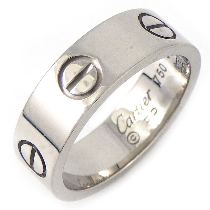 カルティエ Cartier リング ラブ クラシックモデル MM B4084751 K18WG 11号 / #51 【中古】