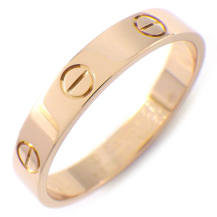 カルティエ Cartier リング ラブ スモールモデル SM B4085259 K18PG 18.5号 / #59 【中古】