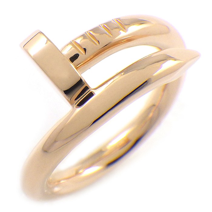 カルティエ Cartier リング ジュストアンクル クラシック B4092551 釘モチーフ K18PG 10号 / #51 【中古】