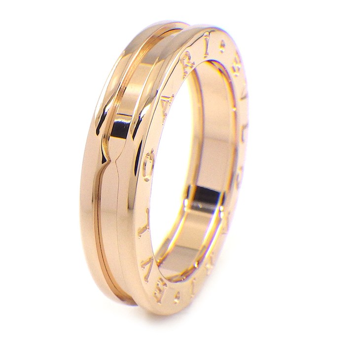 樂天商城 - 【最大1万円OFFクーポン配布中】 ブルガリ BVLGARI リング B-zero1 ビーゼロワン XS 335996 1バンド ロゴ K18PG 15号 / #55 【中古】