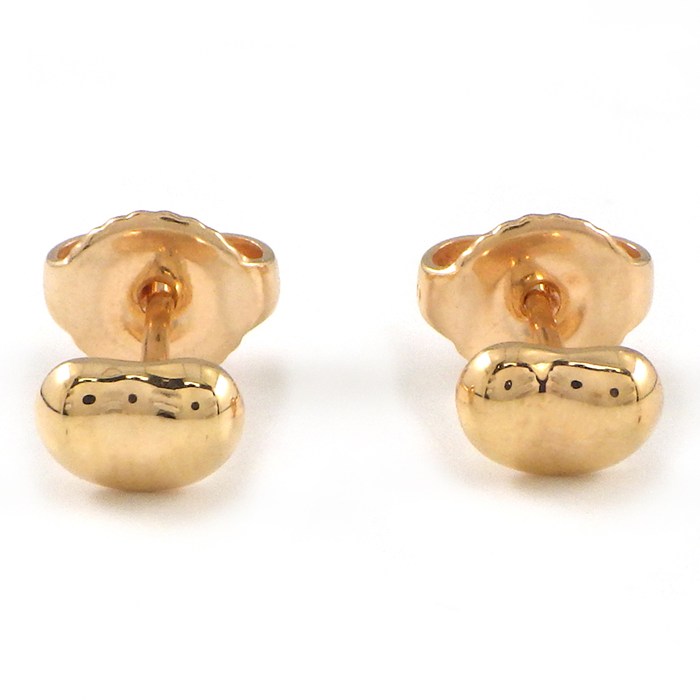 乐天商城 - ティファニー Tiffany & Co. ピアス ビーンデザイン ビーンズ 60957282 幅5mmモデル K18PG 【中古】
