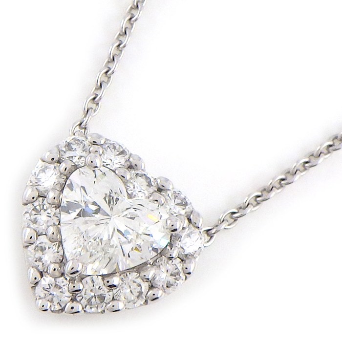 乐天商城 - グラフ Graff GRAFF ネックレス コンステレーション ハートシェイプ ダイヤモンド 0.71ct(F/VVS2) ラウンドカット ダイヤモンド K18WG 【箱・保付き】 【中古】