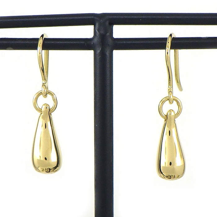 樂天商城 - ティファニー Tiffany & Co. フックピアス ティアドロップ スウィング K18YG 【中古】
