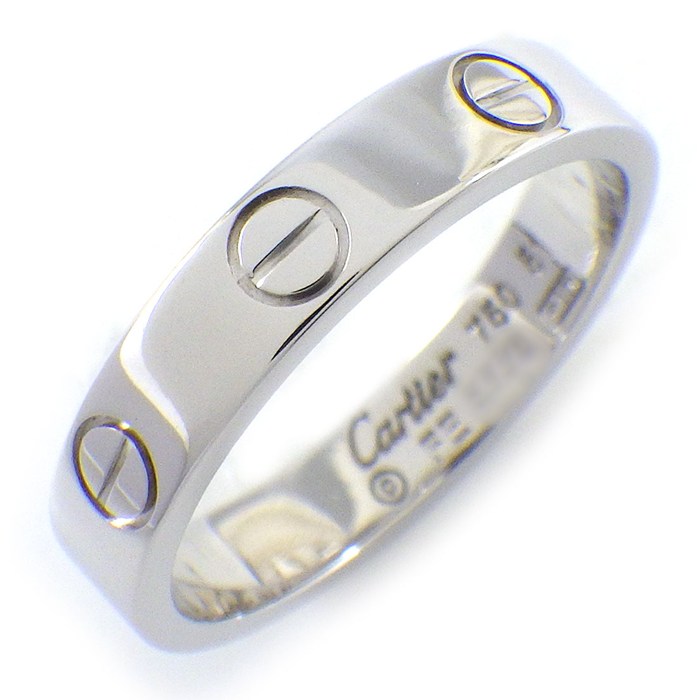 樂天商城 - カルティエ Cartier リング ラブ スモールモデル SM B4085151 K18WG 11号 / #51 【中古】