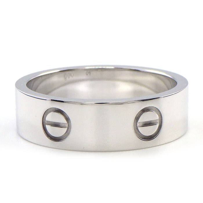 カルティエ Cartier リング ラブ クラシックモデル B4084757 K18WG 17号 / #57 【中古】
