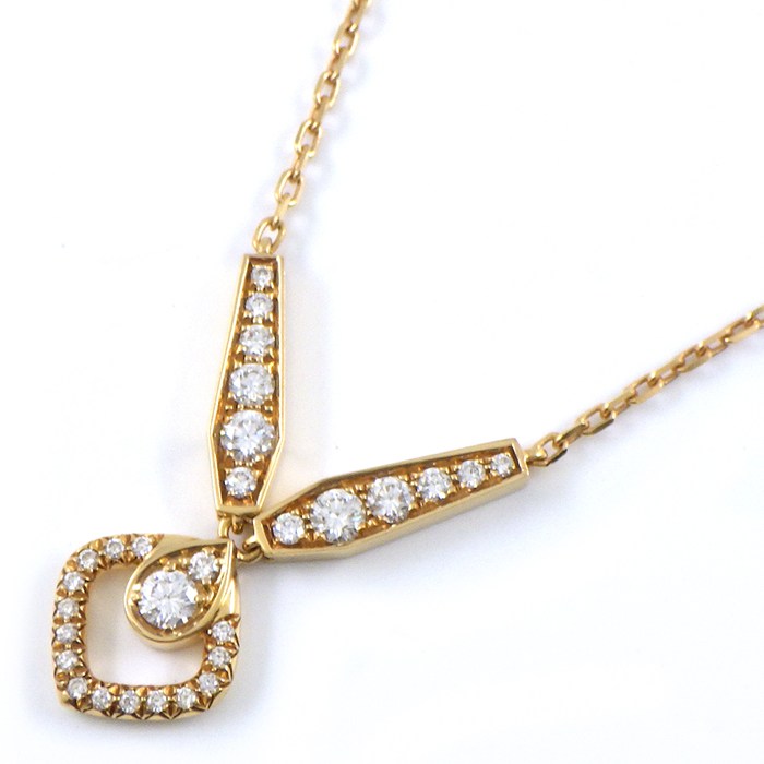 乐天商城 - ショーメ Chaumet ネックレス ジョセフィーヌ ダイヤモンド K18PG 【中古】