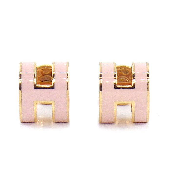 乐天商城 - エルメス HERMES ピアス ポップH ポップアッシュ ミニ ローズドラジェ ラッカー GP 【中古】