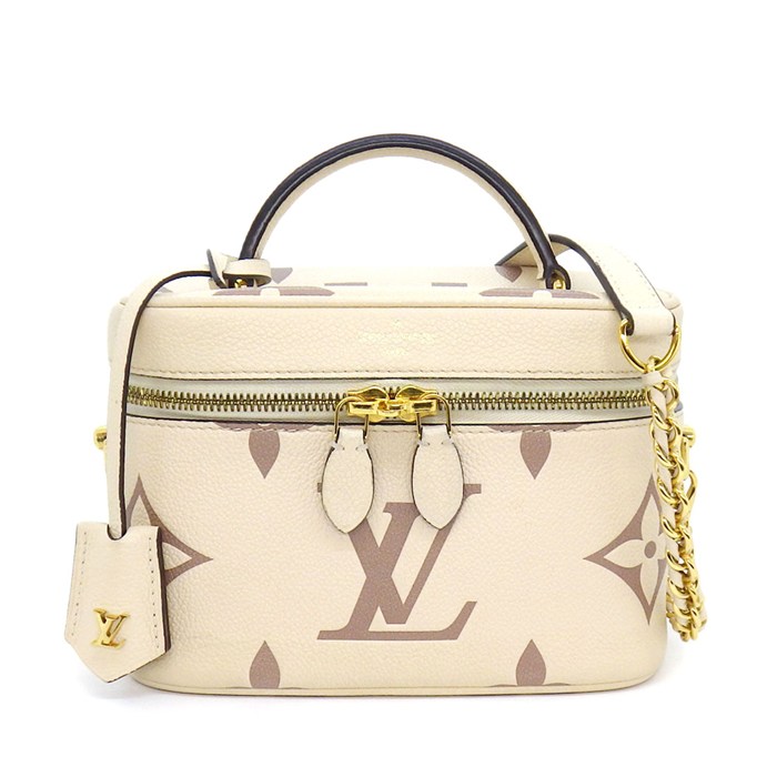乐天商城 - ルイ・ヴィトン LOUIS VUITTON ショルダーバッグ ヴァニティ PM M45599 クレーム ボワドローズ モノグラムアンプラントレザー 【中古】
