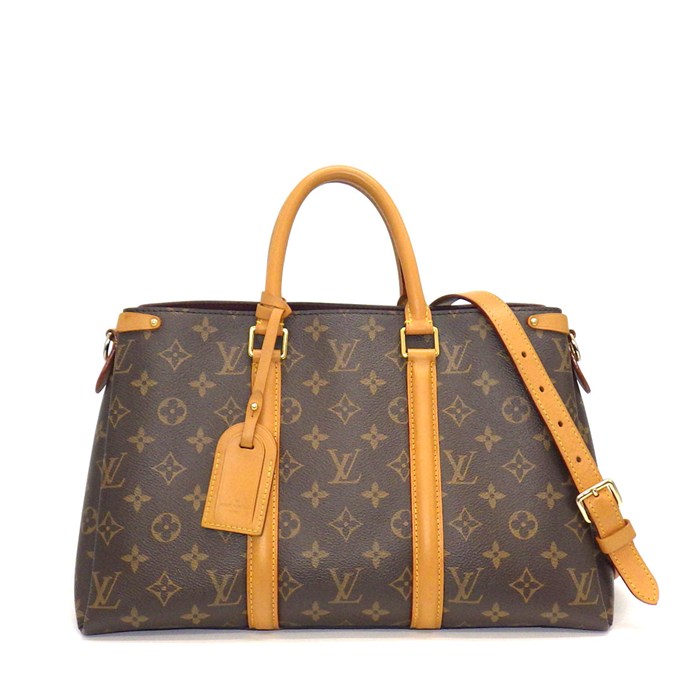 乐天商城 - ルイ・ヴィトン LOUIS VUITTON ハンドバッグ スフロ MM M44816 2019年 ブラウン モノグラムキャンバス レザー ゴールド金具 【中古】