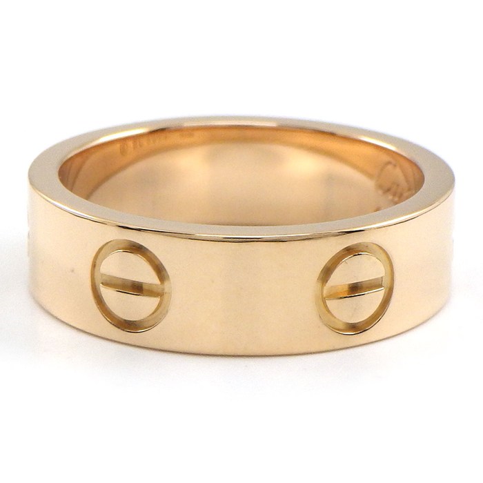 【15日限定★ポイント3倍】 カルティエ Cartier リング ラブ クラシックモデル MM B4084852 K18PG 12号 / #52 【中古】
