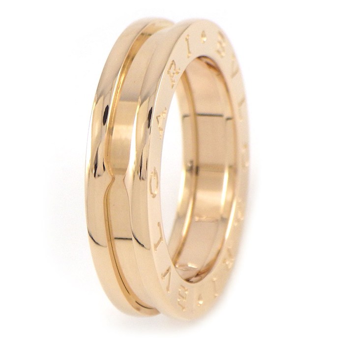 樂天商城 - ブルガリ BVLGARI リング B-zero1 ビーゼロワン XS 335994 1バンド ロゴ K18PG 13号 / #53 【中古】
