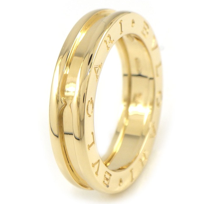 乐天商城 - ブルガリ BVLGARI リング B-zero1 ビーゼロワン XS 336051 1バンド ロゴ K18YG 11.5号 / #52 【中古】