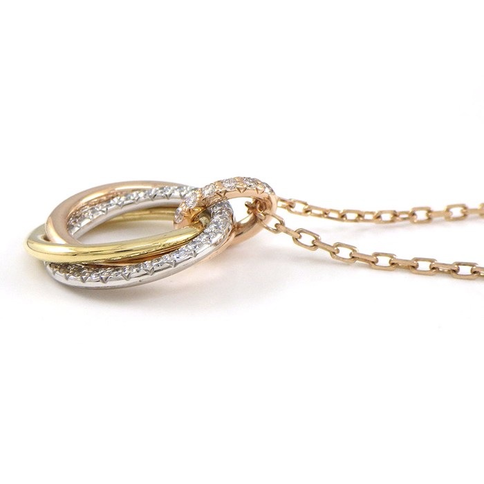 【最大2万円OFFクーポン配布中】 カルティエ Cartier ネックレス トリニティ SM セ...