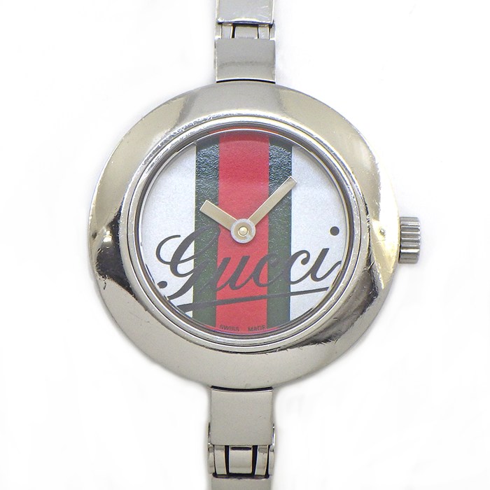 樂天商城 - グッチ GUCCI 腕時計 バングルウォッチ 105 シェリーライン SS クオーツアナログ 【中古】