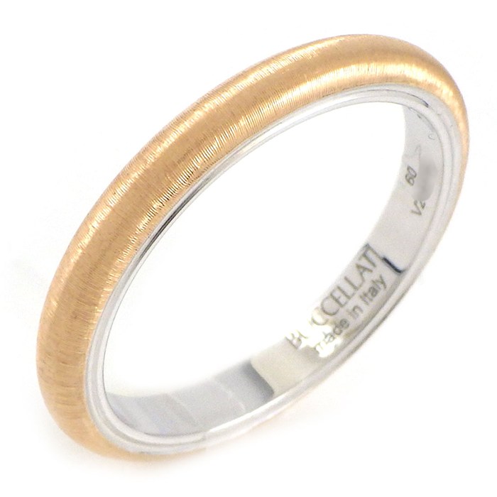 乐天商城 - 【最大1万円OFFクーポン配布中】 ブチェラッティ Buccellati リング フェーディ エターナル ウェディング JAUETE008143 K18PG K18WG 19号 / #60 【箱・保付き】 【中古】