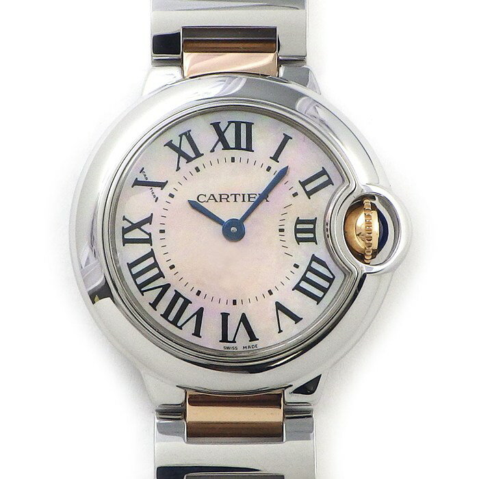 【30日限定★ポイント3倍】 カルティエ Cartier 腕時計 バロンブルー SM W692003 ...