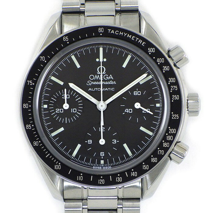 オメガ OMEGA 腕時計 スピードマスター 3539.50.00 ブラック文字盤 クロノグラフ タ ...
