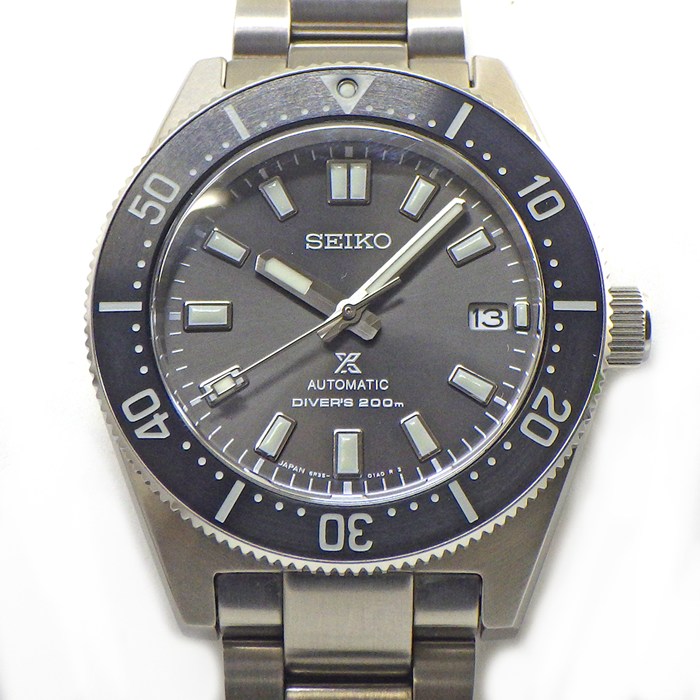 セイコー SEIKO 腕時計 プロスペックス ダイバー スキューバ SBDC101/6R35-00P0 デイト 夜光インデックス 夜光針 回転ベゼル チャコールグレー文字盤 SS 自動巻き 【箱 保付き】 【中古】