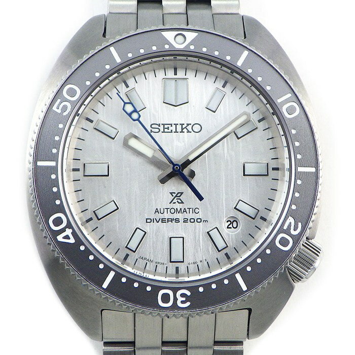 【3％OFFクーポン★7周年記念セール】 セイコー SEIKO 腕時計 プロスペックス ダイバースキューバ SBDC187/6R35-02H0 110周年記念 5000本限定モデル (うち国内800本） シルバー文字盤 デイト 回転ベゼル SS 自動巻き 【中古】
